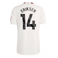Fotbalové Dres Manchester United Christian Eriksen #14 Alternativní 2023-24 Krátký Rukáv